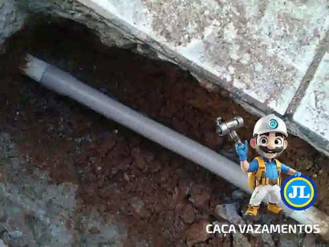 Caça especializado de vazamento de água com laudo