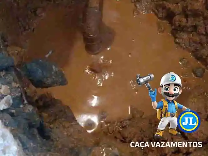 Identificação de vazamento de água