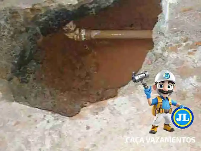 Detecção profissional de vazamento de água JL