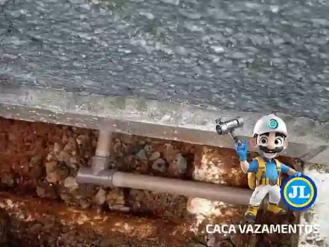Serviço de caça vazamento em parede, solo, teto e laje com laudo técnico JL