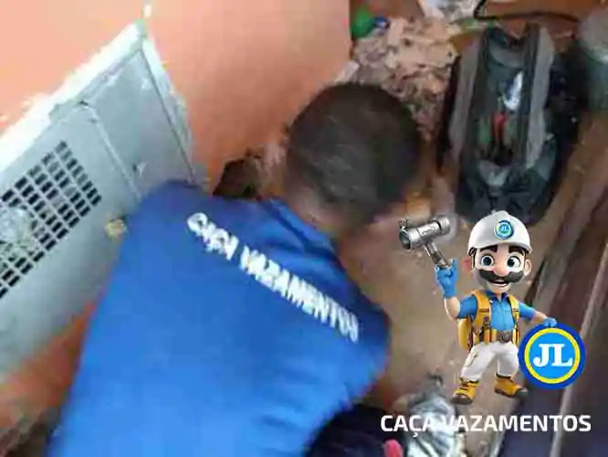 Identificação profissional de vazamento com laudo