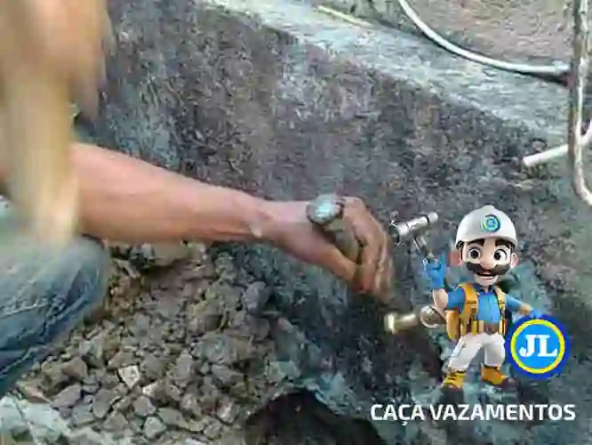 Caça vazamento de água com detector Geofone