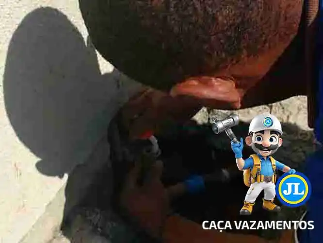 Caça vazamento na parede, solo, teto, laje e coluna Sabesp