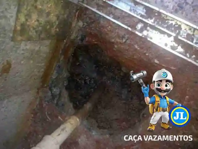 Identificação especializada de vazamento de água 