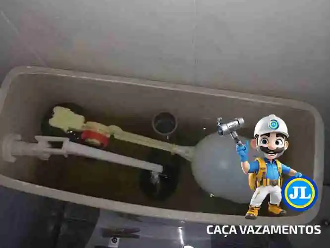 Caça vazamento em torneira, válvula Hydra e caixa d\'água com detector geofone