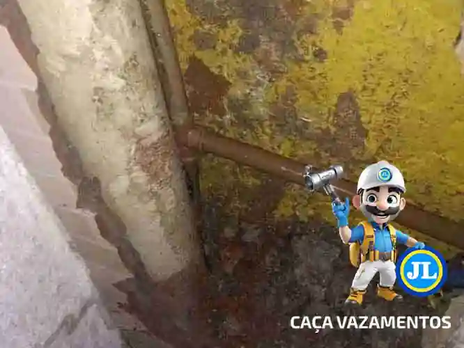 Localização profissional de vazamento de água