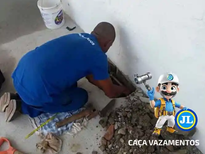 Serviço tecnico de caça vazamento com laudo
