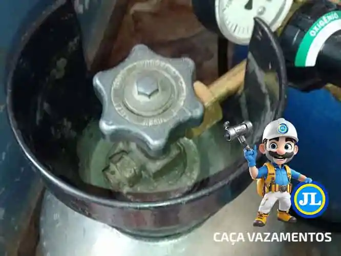 Identificação especializada de vazamento de água