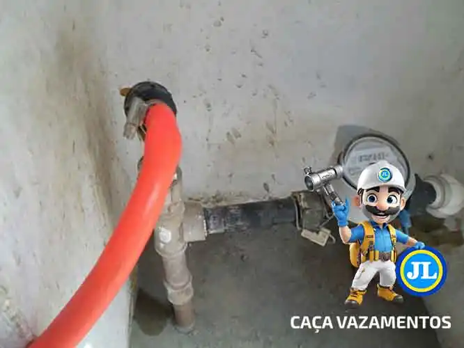Localização tecnica de vazamento com laudo