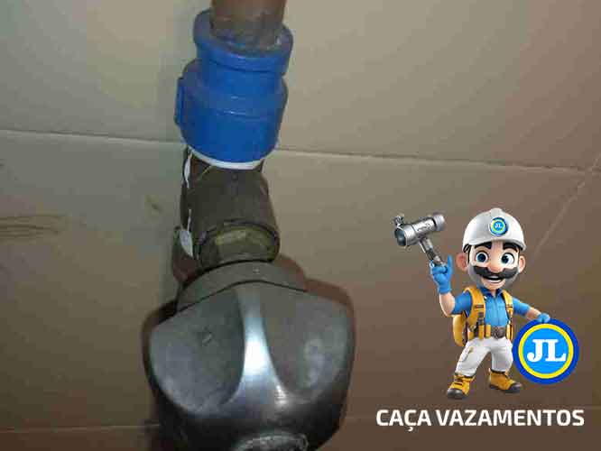Reparo tecnico de vazamento de água com laudo