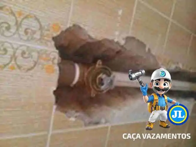 Identificação tecnica de vazamento de água