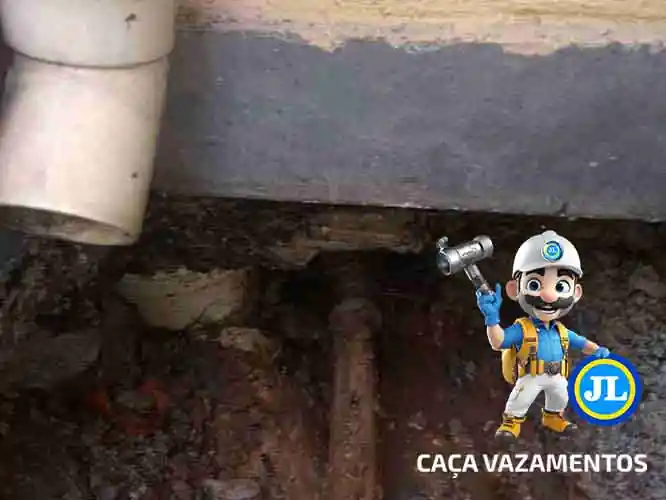 Identificação de vazamento de água