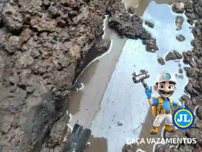 Identificação profissional de vazamento