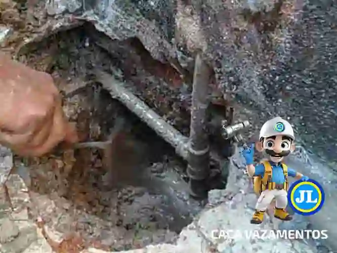 Reparo tecnico de vazamento de água