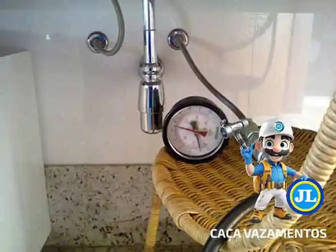 Localização profissional de vazamento com laudo