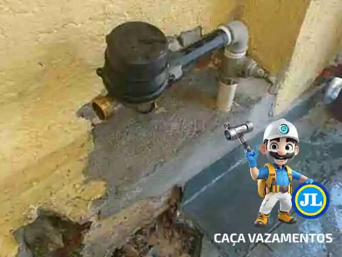 Conserto de vazamento de água