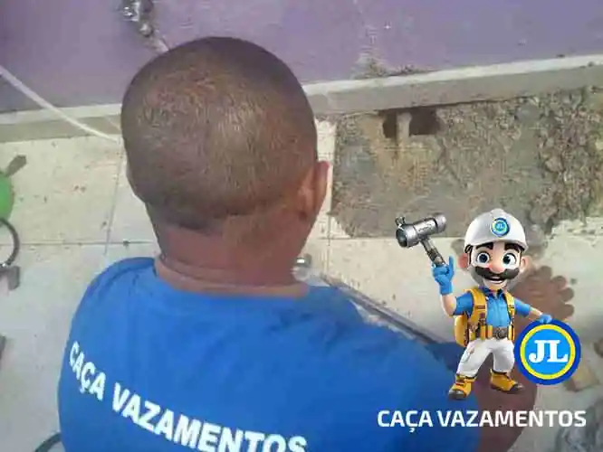 Detecção tecnica de vazamento de água JL