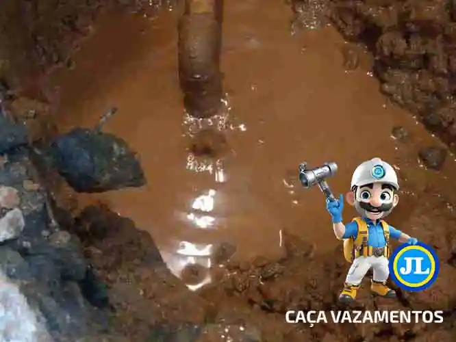 Identificação tecnica de vazamento de água Zona Sul