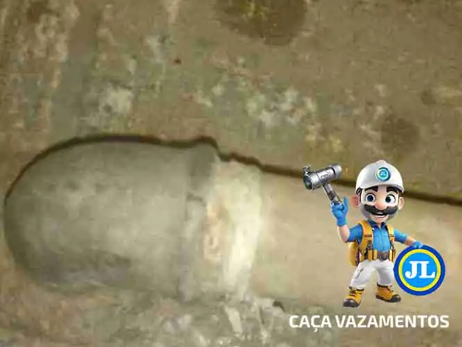 Técnico especializado em reparo de vazamento com laudo