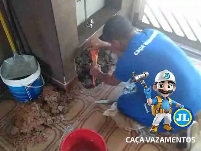 Detecção profissional de vazamento de água
