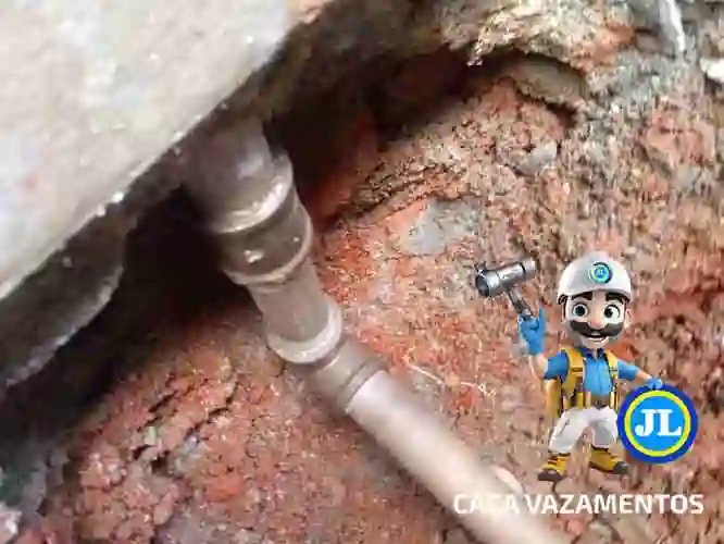 Técnico especializado em reparo de vazamento JL