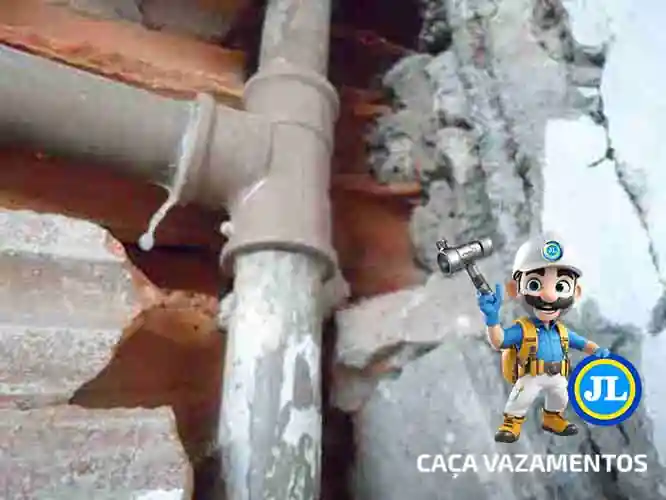 Detecção profissional de vazamento de água com laudo