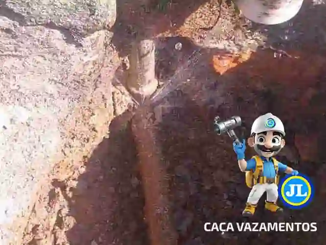 Localização profissional de vazamento de água